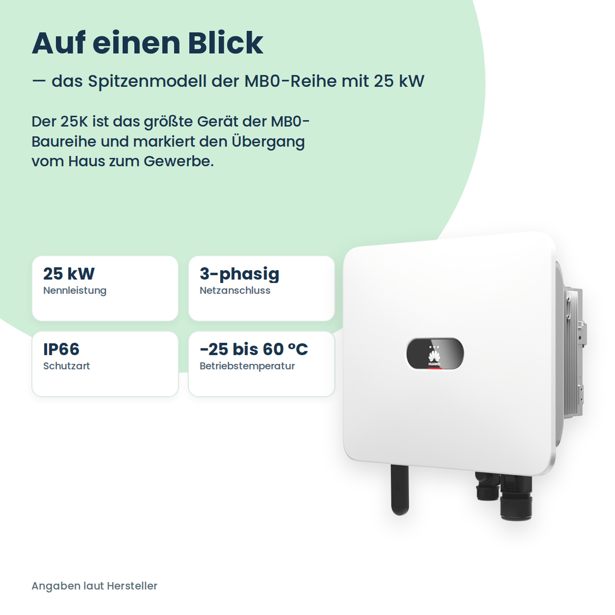 HUAWEI SUN2000-25K-MB0 onduleur hybride 25 kW
