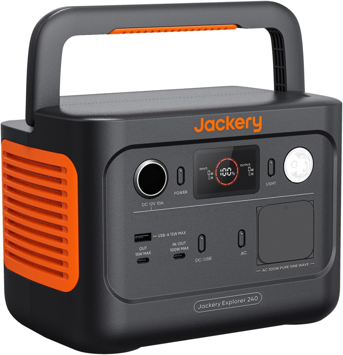 Jackery Explorer 240 v2 draagbaar powerstation | 256 Wh LiFePO4, 300 W
