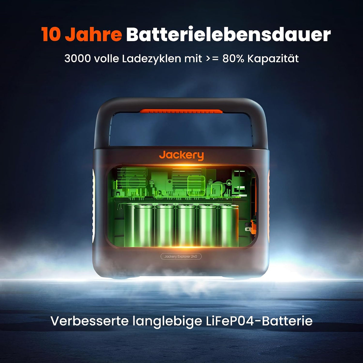 Jackery Explorer 240 v2 draagbaar powerstation | 256 Wh LiFePO4, 300 W