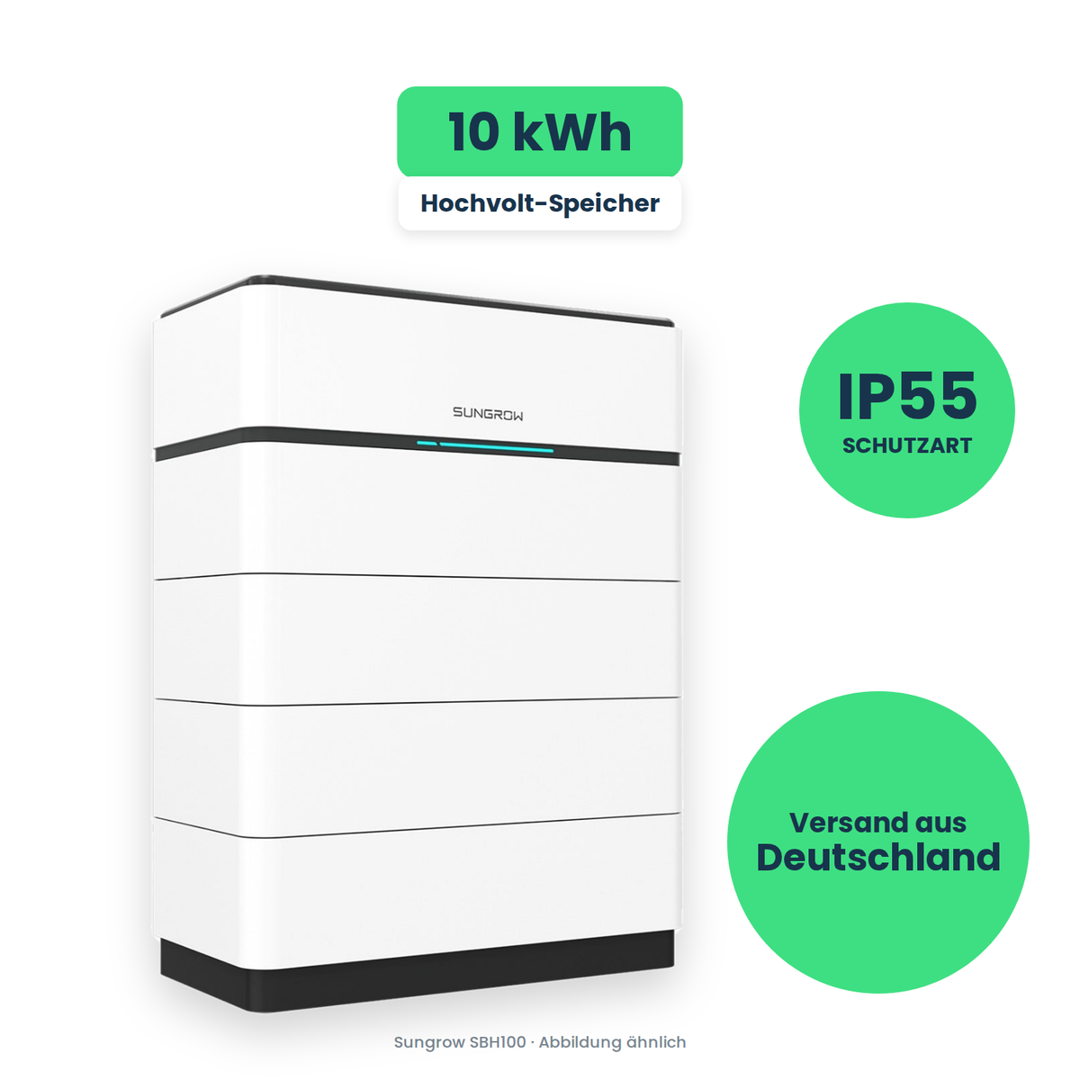 Sungrow SBH100 – Hochvolt-Speicher, freigestellt
