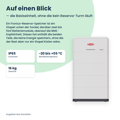 Fronius Reserva BMS + socle
