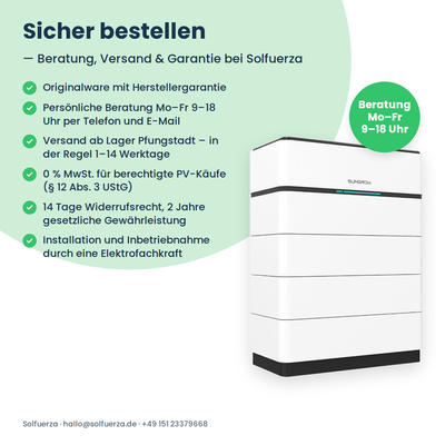 Sungrow SBH150 batterie haute tension 15,0 kWh