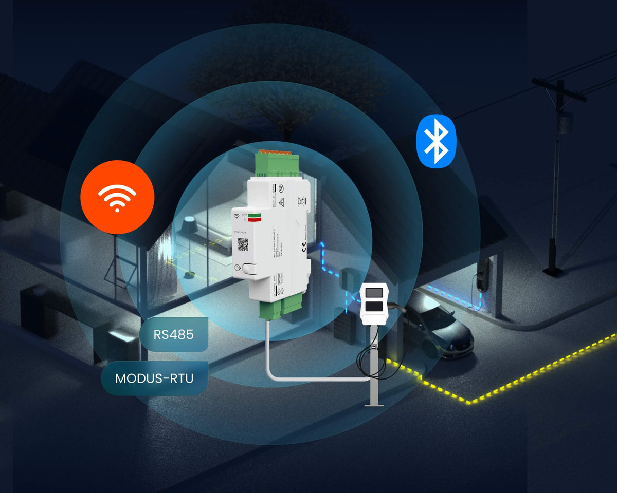 Conow SDM01 Verbindung per WLAN, Bluetooth und RS485