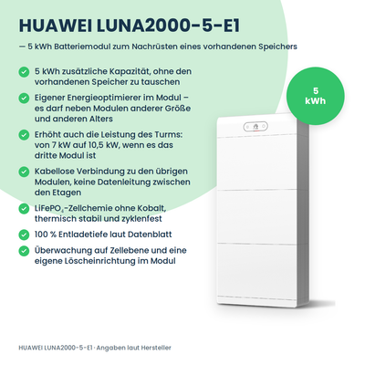 HUAWEI LUNA2000-5-E1 module de batterie 5 kWh