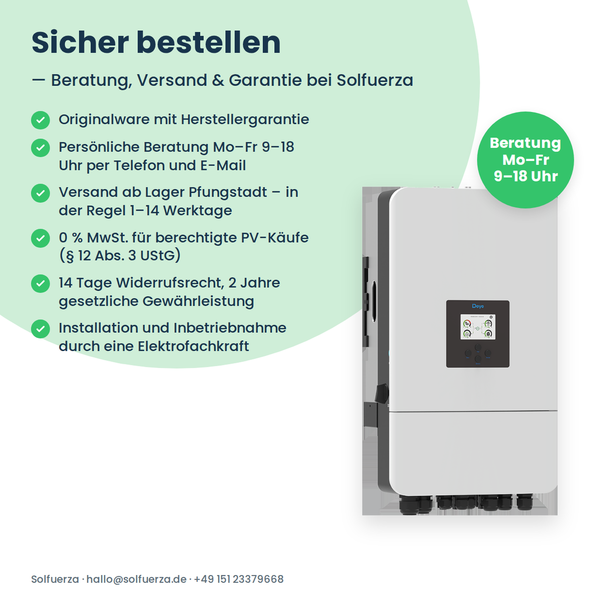 Deye SUN-8K-SG05LP3-EU – Onduleur hybride 8 kW triphasé pour batterie basse tension