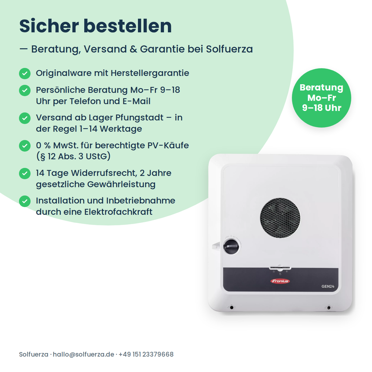 Fronius Symo GEN24 8.0 Plus-SC onduleur hybride 8 kW