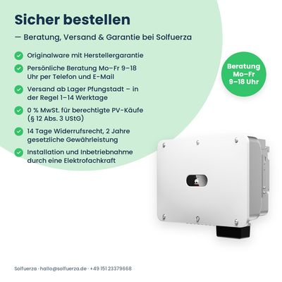HUAWEI SUN2000-40KTL-M3 (26A) stringomvormer 40 kW
