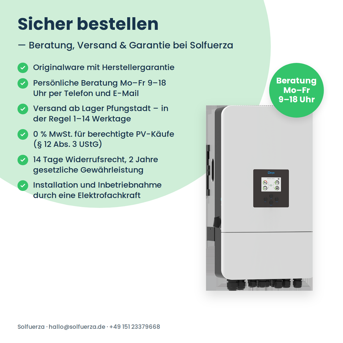 Deye SUN-12K-SG05LP3-EU – onduleur hybride triphasé 12 kW pour batteries basse tension