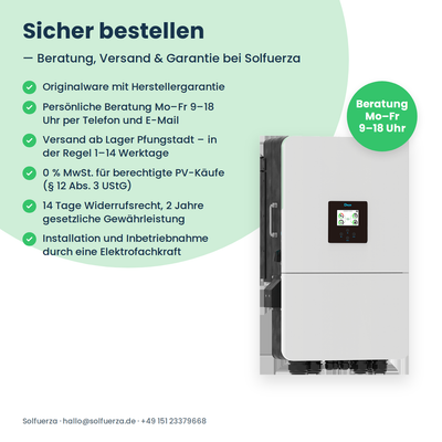 Deye SUN-15K-SG05LP3-EU – Onduleur hybride triphasé 15 kW pour batterie basse tension